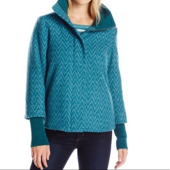 Prana wool coat jacket chevron‎ - Picture 6 of 6